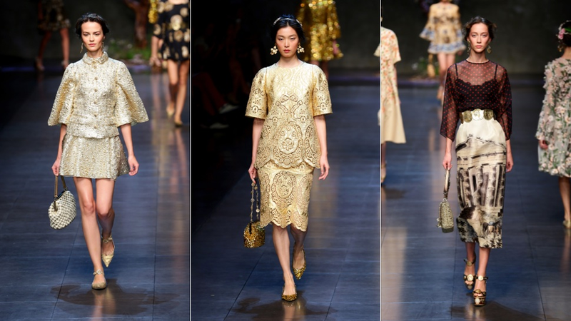 Illustration for article titled Dolce & Gabbana: For the Golden Goddess in You